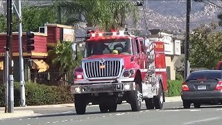 El Cajon Fire Department Brush 8 Responding [upl. by Eniala368]