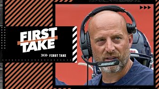 Is Matt Nagy botching the Bears QB situation  First Take [upl. by Mutua135]