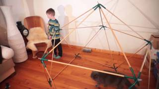 Geodaetischer Dome  das DIY Spielhaus [upl. by Peggy]