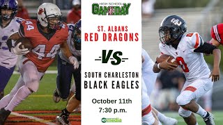 High School Football on Gameday St Albans vs South Charleston [upl. by Anastasius171]