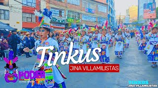 GRAN PODER 2024 TINKUS Jina Villamilistas  LA PAZ BOLIVIA [upl. by Jeniffer]