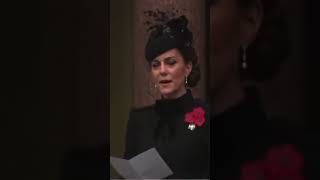 PrincessofWales sings Hymn during Remembrance Sunday Parade shorts [upl. by Noraj]