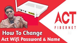 How to Change Act wifi Password amp Wifi Name I ACT Wifi ka password kaise change kare I actfibernet [upl. by Wetzell]