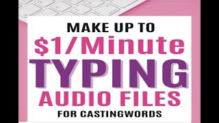 CastingWords Review   Get Paid to Transcribe For Beginners 1 One minutes [upl. by Fawcette]