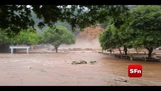 Veja o vídeo Tromba dágua atinge cachoeira de Cambuci [upl. by Adnuahsar]