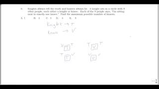 AMATYC Student Math League SML Spring 2015 Solutions Question 6 [upl. by Airotciv]