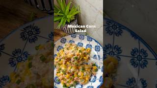 Mexican Corn Salad 😍 mexicanfood corn salad [upl. by Rosenblast]