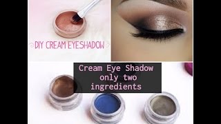 How to make cream eyeshadow at home [upl. by Atsyrc49]