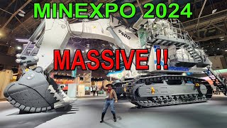 MINEXPO 2024  MASSIVE MINE EQUIPMENT [upl. by Ardnuasac]