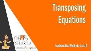 Using and transposing formulas  Methods 1 and 2  Year 11 Maths  MaffsGuru [upl. by Hulburt]