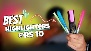 Best Highlighter For Students 😍  Highlighter Pens Under RS 20 🔥🔥highlighters [upl. by Netsrak599]