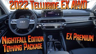 New 2022 Kia Telluride EX AWD with Nightfall Edition EX Premium amp Towing Packages [upl. by Letnahc]