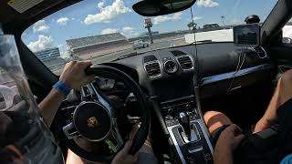 Bob Riding in the Cayman around Charlotte Motor Speedway [upl. by O'Brien]