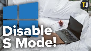 How to Switch Out of S Mode in Windows 10 [upl. by Er]