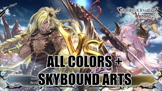 Narmaya and Beelzebub All Colors Skybound Arts  Granblue Fantasy Versus [upl. by Siryt]