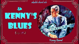 Kennys Blues  jazz fingerstyle ukulele tutorial with TABS [upl. by Hamlet]