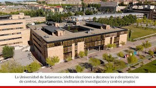 La Universidad de Salamanca convoca elecciones decanales y de dirección [upl. by Enaile]