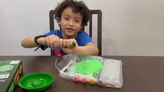 Elias unboxes the Crayola Critter Creator and creates his own critter [upl. by Jansen190]