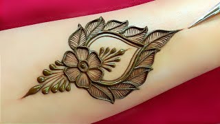 New stylish front hand mehndi design  Mehndi ka design  mehndi design  mehndi  mehandi [upl. by Huttan]