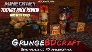 GrungeBDcraft official trailer  Minecraft Texture Pack Review [upl. by O'Grady746]