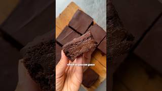 Chickpea Brownies 😋  SO VEGAN veganfood shorts veganrecipes recipes [upl. by Peers439]