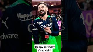 Happy Birthday Virat Kohli 🥰🎂😘 cricket viratkohli youtubeshorts [upl. by Heaps]