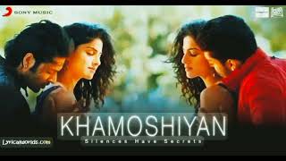 Khamoshiyan Song Title Track Best Of Arijit Singh Heart Broken 💔 Sad😥SongtseriesLofiSad Song [upl. by Kirima224]