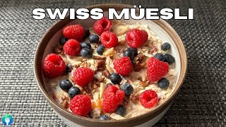 🇨🇭The Original Overnight Oats  Swiss Bircher Muesli [upl. by Atinuj]