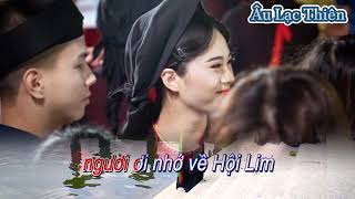 Nhớ Về Hội Lim Karaoke Tone Nữ chuẩn hay [upl. by Zachar]