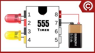 LED Chaser Circuit with 555 timer [upl. by Connett]