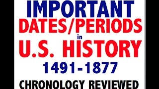 APUSH Periods 15 Historical Time Periods Final Exam Review [upl. by Erleena272]