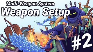 Weapon Setup  MultiWeapon System in Unity  Part 2 [upl. by Rayshell968]