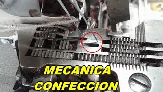 Como evitar choque de aguja overlock industrial costura de refuerzo  mecanica confeccion [upl. by Ettevey296]