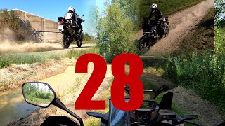 Daily Adventures 28  Belgium offroad by Africa Twin amp CRF300 Rally [upl. by Sum]