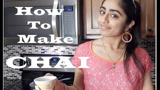 Ninas Kitchen How To Make Chai Indian Tea [upl. by Franciska419]