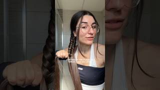 Tutorial de trenza de espiga ✨ hairstyle trenzas espiga [upl. by Hpeosj]