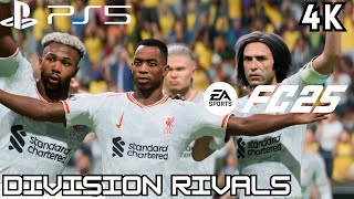 EA Sports FC 25 PS5  Division Rivals Road to 1st Div Week 112 Only Pack Players  4K 60FPS [upl. by Ahtelrac]