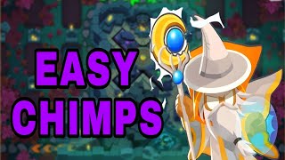 Encrypted CHIMPS Guide for BTD6  Straightforward Strategy [upl. by Ahsatak969]