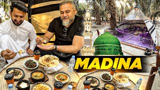 Arab Khaimay Main Nashta ⛺ Arab Breakfast in Tent in Madina [upl. by Atihana573]