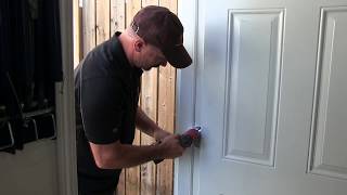 How To Adjust A Door Hinge [upl. by Lavery]