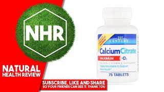 21st Century Calcium Citrate Maximum  D3 75 Tablets [upl. by Fabri]