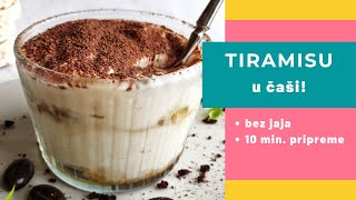 Tiramisu u čaši Recept bez jaja [upl. by Esinahs440]