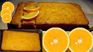 Orange Cake Recipe Without Oven  How To Make Moist Orange Cake  Homemade Cake Recipe [upl. by Giverin]