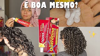 TESTEI A RECARGA DE QUERATINA NOVEX NO MEU CABELO CACHEADO Salva o cabelo mesmo Oeslanhiny Nunes [upl. by Oetam]