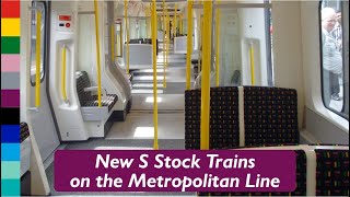 New SStock Trains on the Metropolitan Line [upl. by Airekal]