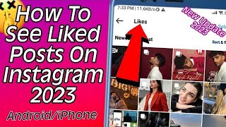 How to Find Liked Posts on Instagram  AndroidiOS [upl. by Gottwald413]