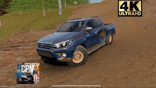 TOYOTA HILUX  CAR PARKING MULTIPLAYER 2  REALISTIC DRIVE OFFROAD MAP [upl. by Ewolram]