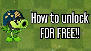 How to unlock Mega Gatling Pea for FREE  WORKING 2023  Plants vs Zombies 2 [upl. by Ekralc]