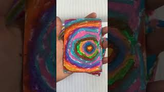 Kandinsky concentric circles music automobile art cute oilpastells easy funny fun beats [upl. by Aguste]