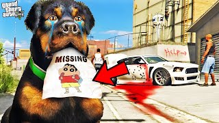 Franklin Finding Missing Shinchan in GTA 5 [upl. by Maxwell]